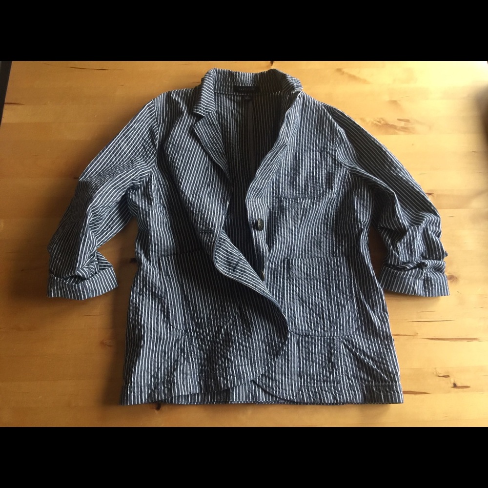 Lands End Seersucker Jacket